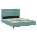 Kaern Upholstered Platform Bed - Chic Decora