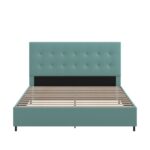 Kaern Upholstered Platform Bed - Chic Decora