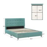 Kaern Upholstered Platform Bed - Chic Decora