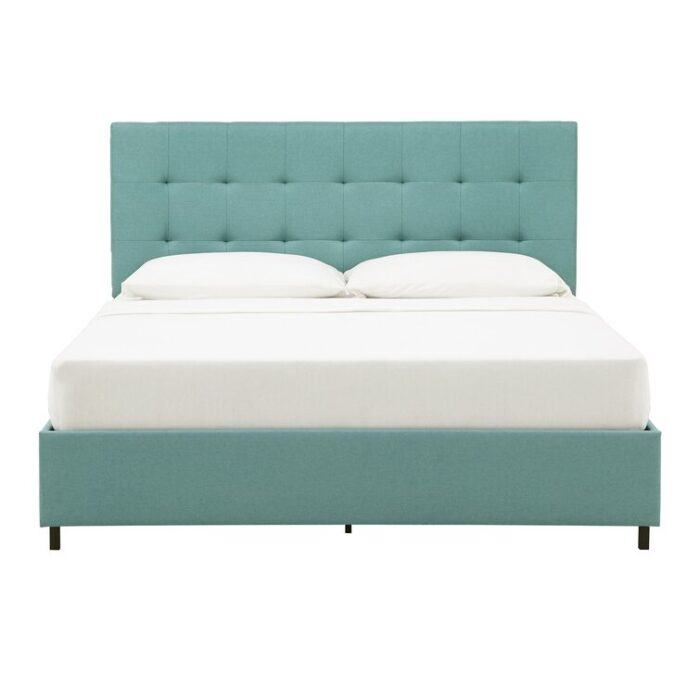 Kaern Upholstered Platform Bed - Chic Decora