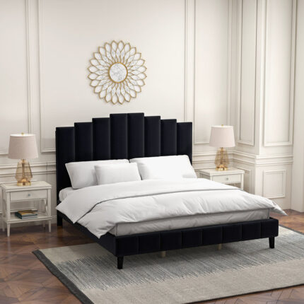 Corsi Tufted Upholstered Bed - Chic Decora