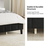 Kajana Tufted Low Profile Platform Bed - Chic Decora