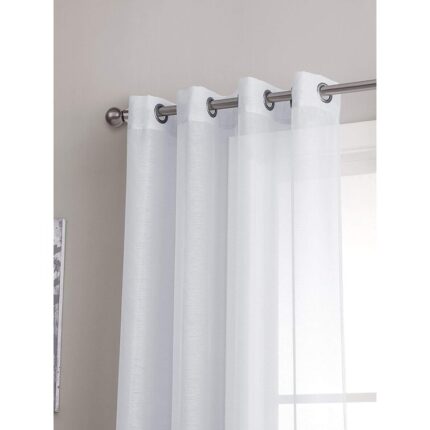 Karina Polyester Semi Sheer Curtain Pair (Set of 2) - Chic Decora