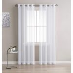 Karina Polyester Semi Sheer Curtain Pair (Set of 2) - Chic Decora