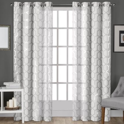 Abdul-Sami Polyester Blackout Curtain Pair (Set of 2) - Chic Decora