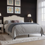 Katin Upholstered Platform Bed - Chic Decora