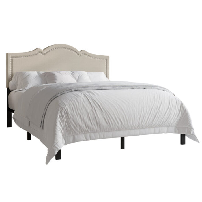 Katin Upholstered Platform Bed - Chic Decora