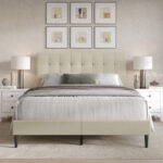 Artemiza Upholstered Platform Bed - Chic Decora