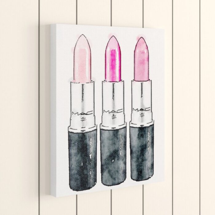 Keith ” Three Pink Lipsticks ” by Amanda Greenwood - Chic Decora