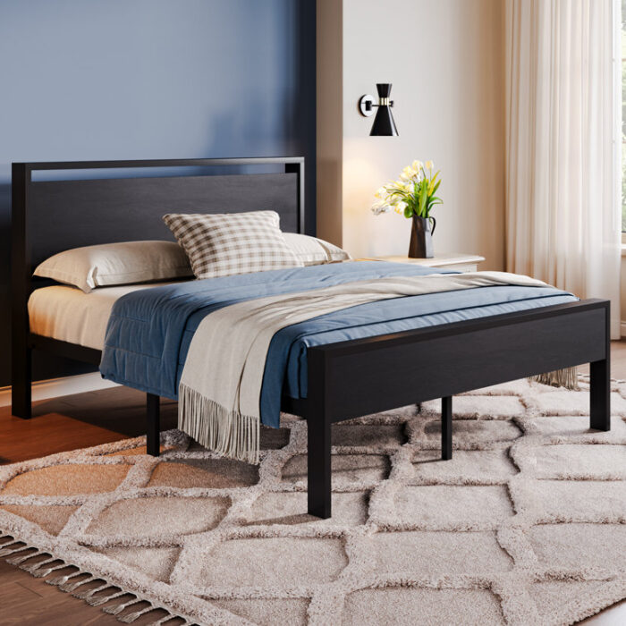 Keldyn Upholstered Unfinished Platform Storage Bed - Chic Decora