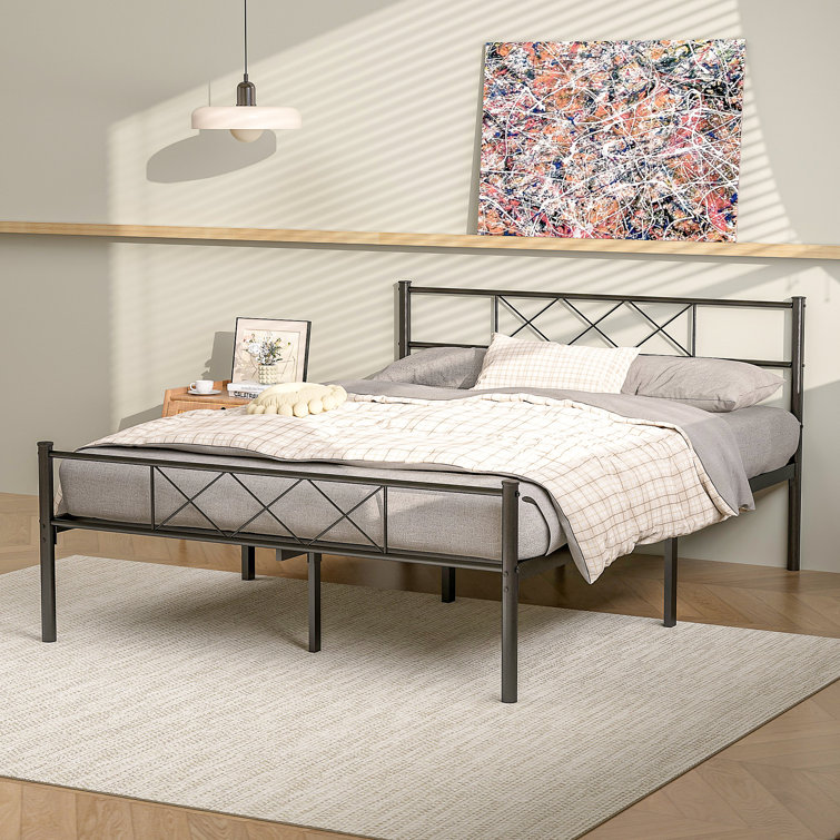 Braya Hydraulic Lift Up Storage Upholstered Platform Bed - Chic Decora