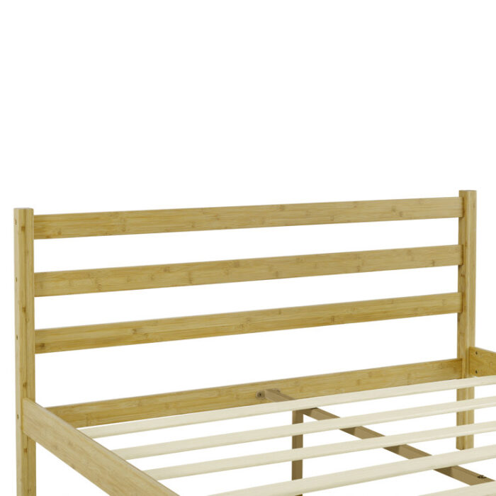 Keneson Solid Wood Platform Bed - Chic Decora