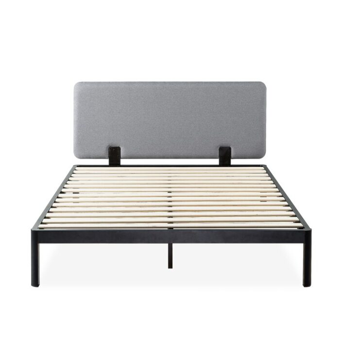 Kert Upholstered Metal Platform Bed - Chic Decora