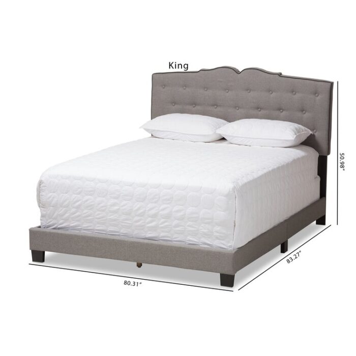 Ketcham Upholstered Standard Bed - Chic Decora