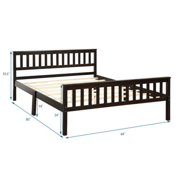 Kissell Solid Wood Bed - Chic Decora