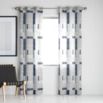 Alexander Polyester Room Darkening Curtain Pair (Set of 2) - Chic Decora