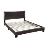 Kreegar Vegan Leather Platform Bed - Chic Decora