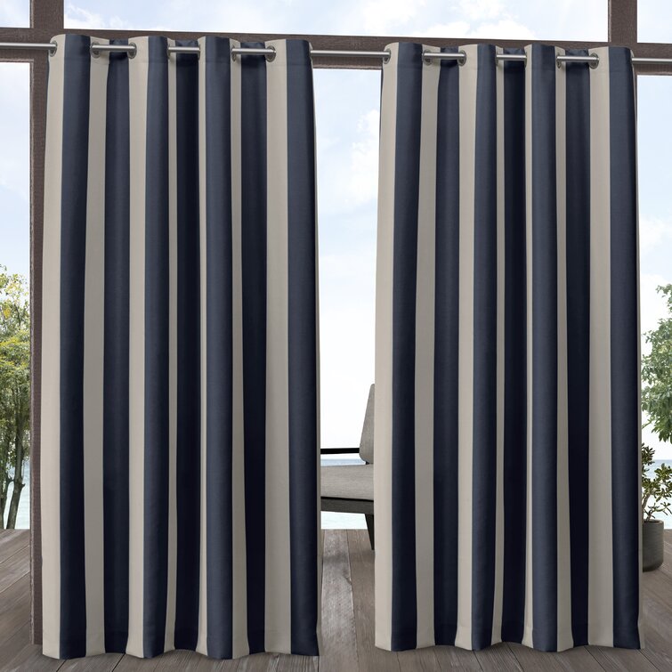 Polyester Semi Sheer Sliding Panel Pair (Set of 2) - Chic Decora