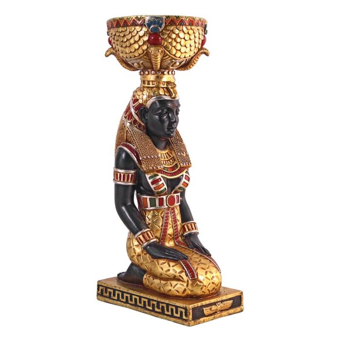 Kristopher Goddess Eset Kneeling Urn Statue - Chic Decora