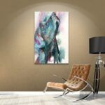 Lab Black Painting on Canvas - Chic Decora