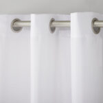 Ladner Light Filtering Grommet Top Curtain Panel Pair (Set of 2) - Chic Decora