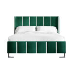 Laimdota Upholstered Slat Bed - Chic Decora