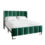 Laimdota Upholstered Slat Bed - Chic Decora