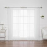 Laird Polyester Semi Sheer Curtain Pair (Set of 2) - Chic Decora