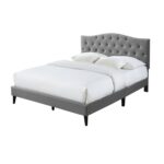 Lakeville Tufted Upholstered Low Profile Platform Bed - Chic Decora