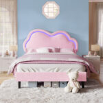 Landover Upholstered Platform Bed - Chic Decora