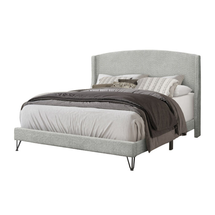 Lanton Upholstered Wingback Bed - Chic Decora