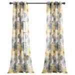 Leah Polyester Sheer Curtain Pair (Set of 2) - Chic Decora