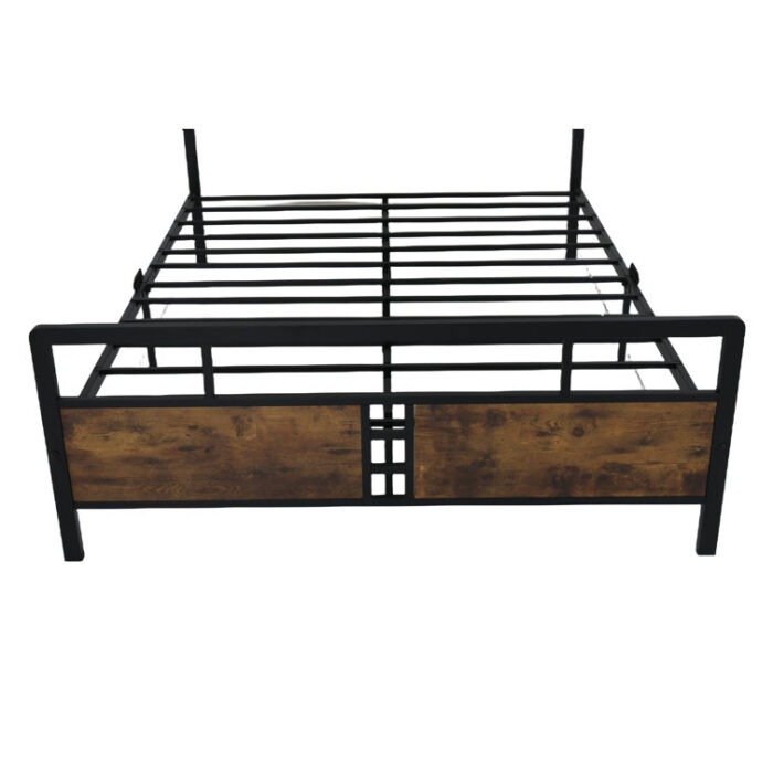 Leeven Metal Platform Bed - Chic Decora