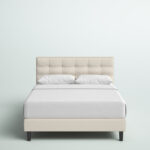 Leonard Upholstered Platform Bed - Chic Decora