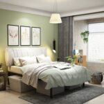 Lequetta Metal Platform Bed - Chic Decora