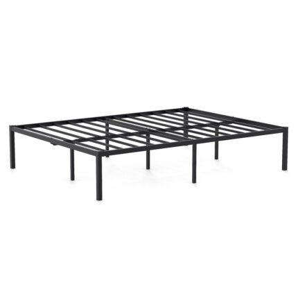 Dontez Upholstered Metal Bookcase Bed - Chic Decora