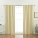 Lesly Polyester Blackout Curtain Pair (Set of 2) - Chic Decora