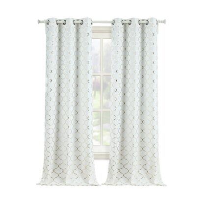 Polyester Semi Sheer Curtain Pair (Set of 2) - Chic Decora