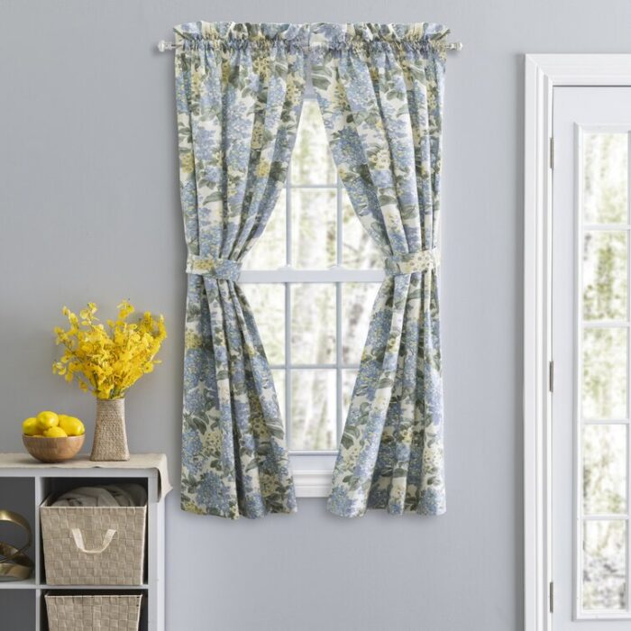 Levant Cotton Blend Room Darkening Curtain Pair (Set of 2) - Chic Decora