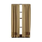 Lilian Cotton Blend Semi Sheer Curtain Pair (Set of 2) - Chic Decora