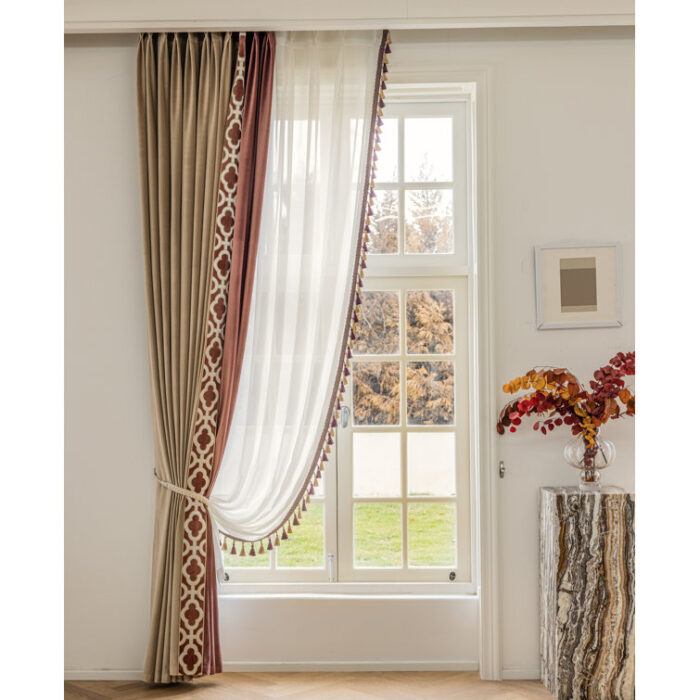 Liliana Rayon Sheer Curtain (Set of 2) - Chic Decora