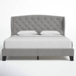 Galina Upholstered Wingback Bed - Chic Decora