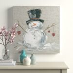 Linen Snowman II – Print - Chic Decora