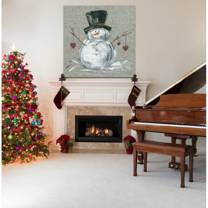 Linen Snowman II – Print - Chic Decora