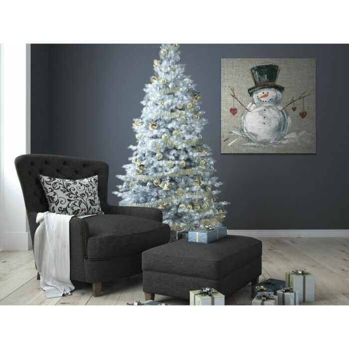 Linen Snowman II – Print - Chic Decora