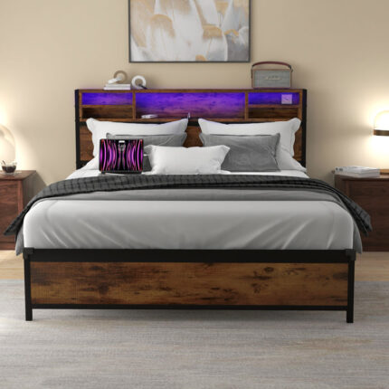 Ramjan Platform Storage Bed - Chic Decora