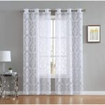 Lisa Polyester Semi Sheer Curtain Pair (Set of 2) - Chic Decora