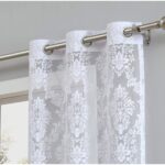 Lisa Polyester Semi Sheer Curtain Pair (Set of 2) - Chic Decora