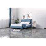 Litman Upholstered Platform Bed - Chic Decora