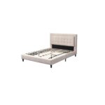 Litman Upholstered Platform Bed - Chic Decora